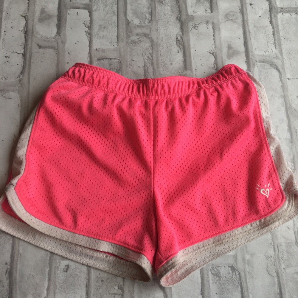 Justice pink comfy shorts